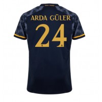 Moški Nogometni dresi Real Madrid Arda Guler #24 Gostujoči 2023-24 Kratek Rokav